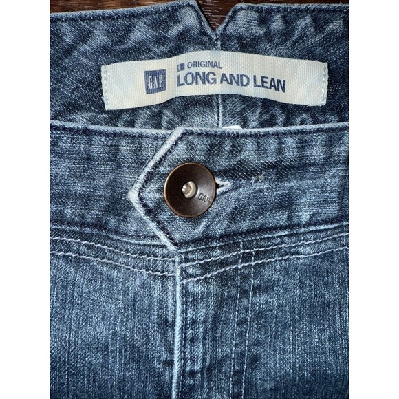 Gap Womens Long and Lean Jeans Size 2R Bootcut Low Rise Y2K Sz 10 32x30.5 GUC - Picture 6 of 10